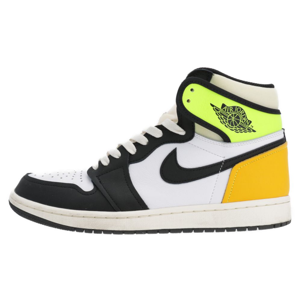 NIKE (ナイキ) AIR JORDAN1 RETRO HIGH OG Volt Gold エアジョーダン1 ハイカットスニーカー ボルトゴールド 555088-118 イエロー/ホワイト US9/27.0cm