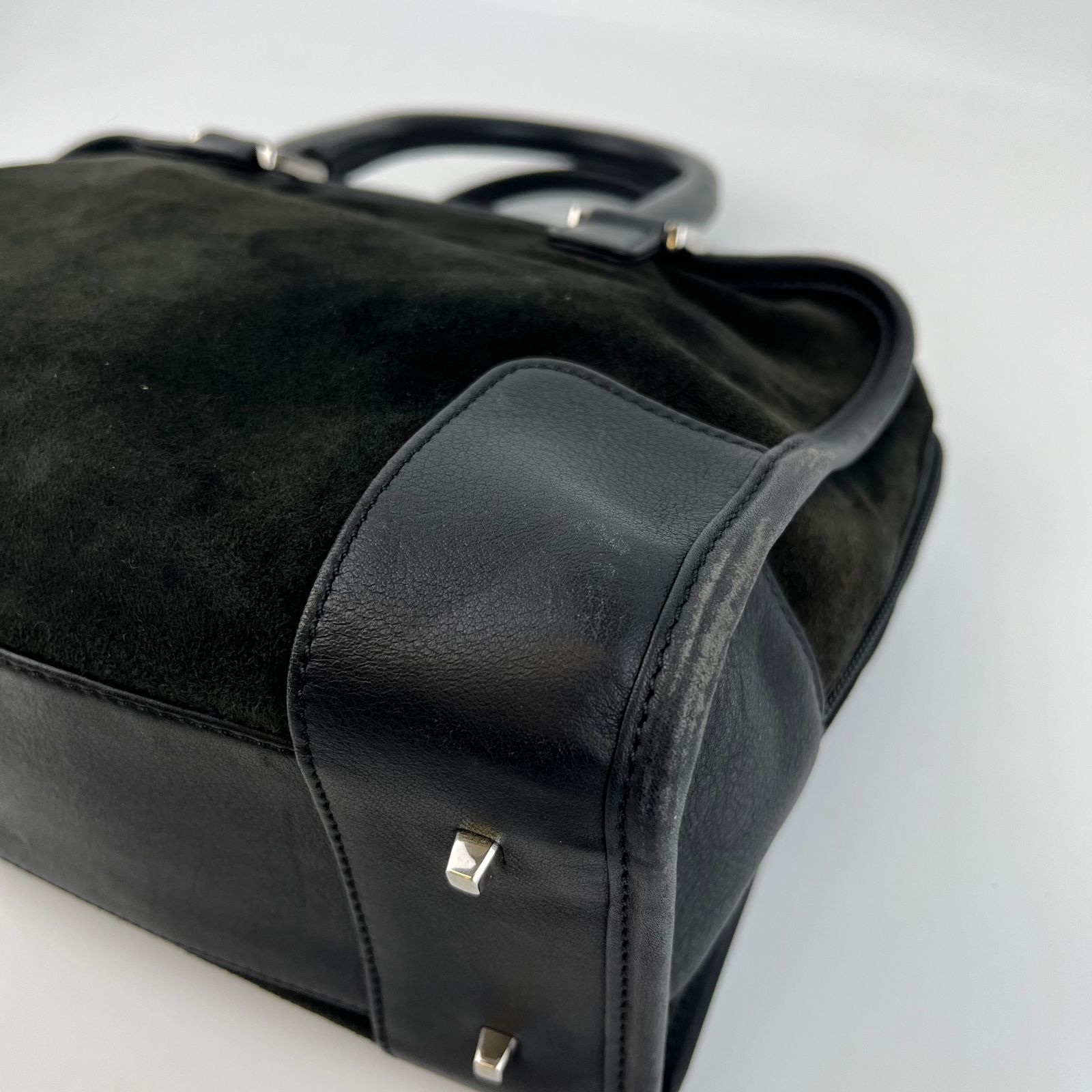LOEWE ロエベ アナグラム アマソナ ハンドバッグ ブラック