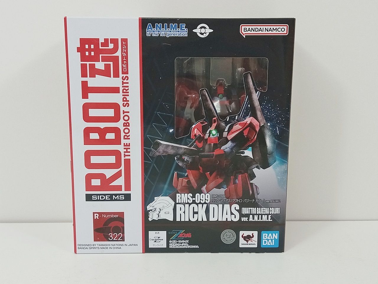 BANDAI - ROBOT魂  リック・ディアス（クワトロ・バジーナ カラー） ver. A.N バンダイスピリッツ ROBOT魂 ＜SIDE MS＞ RMS-099 リック