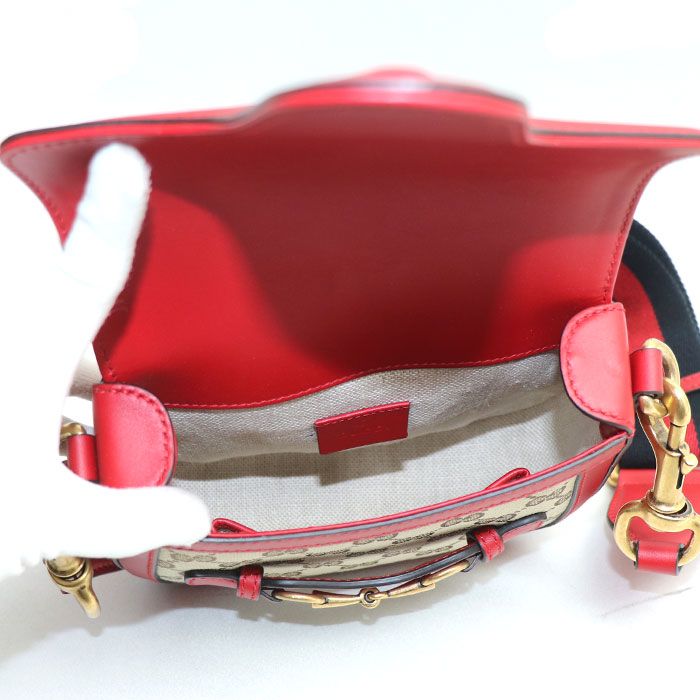 GUCCI グッチ レディウェブ ショルダー ショルダーバッグ ベージュ  