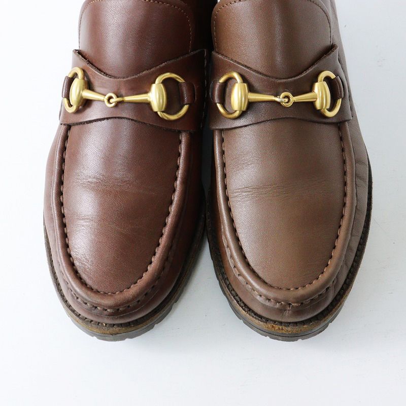 GUCCI グッチ 24 ショートブーツ ホースビット コマンドソール - ブーティ