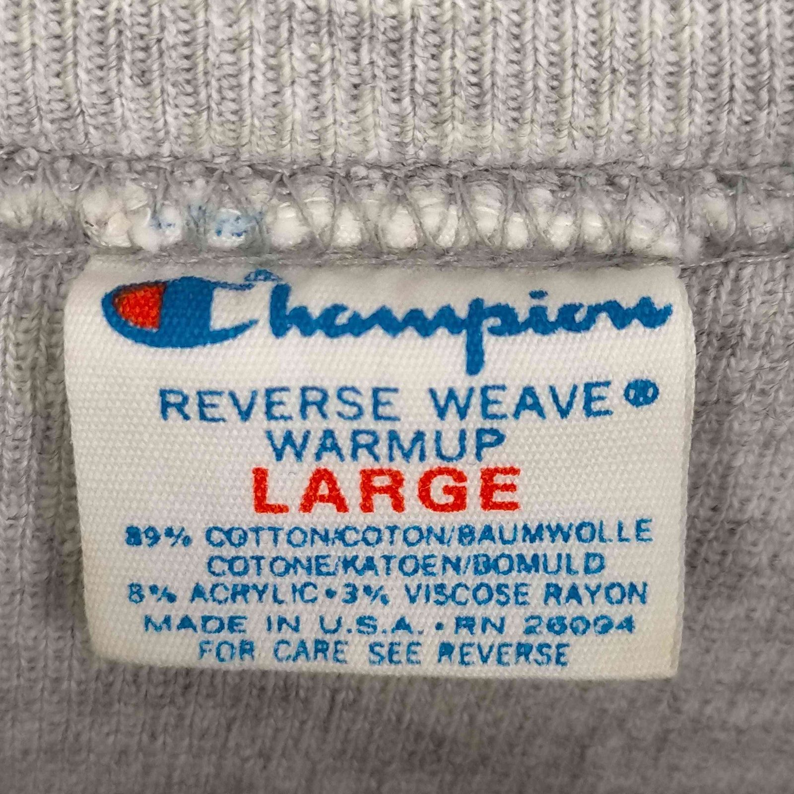 チャンピオン Champion 80S-90S トリコタグ後期 USA製 REVERSE WEAVE 