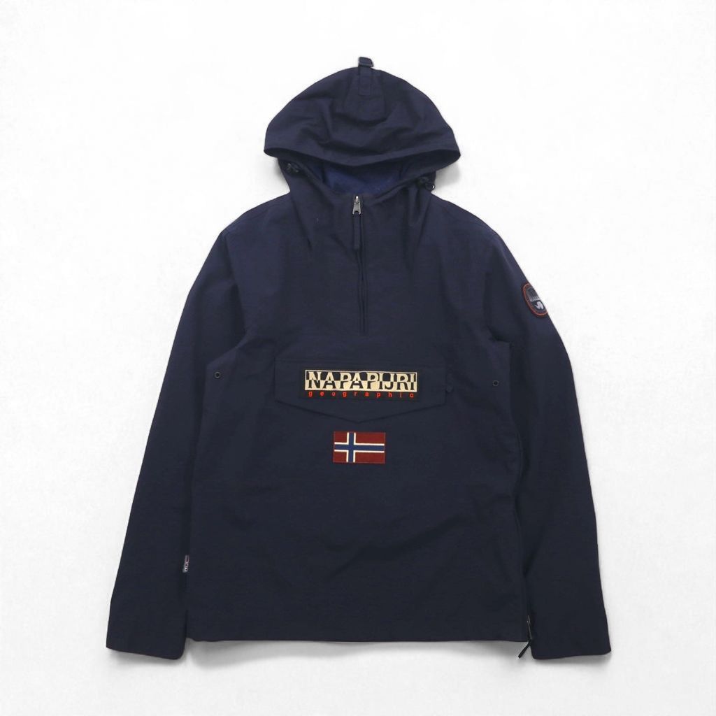 NAPAPIJRI ハーフジップ アノラックパーカー RAINFOREST SUM M