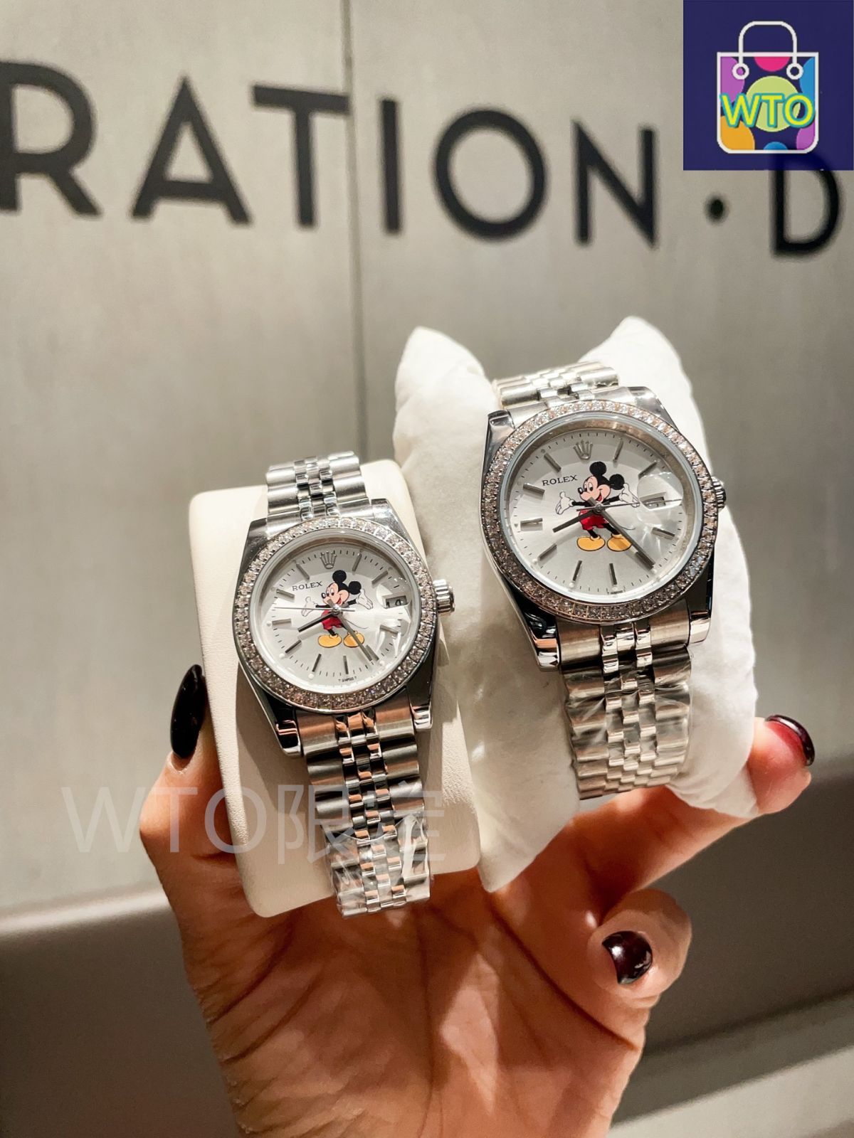ミッキーマウス　クウォーツ 腕時計　(通称　ロレックスミッキー) 今日特価】ROLEX Mickey Mouse Quartz Watch ロレックス