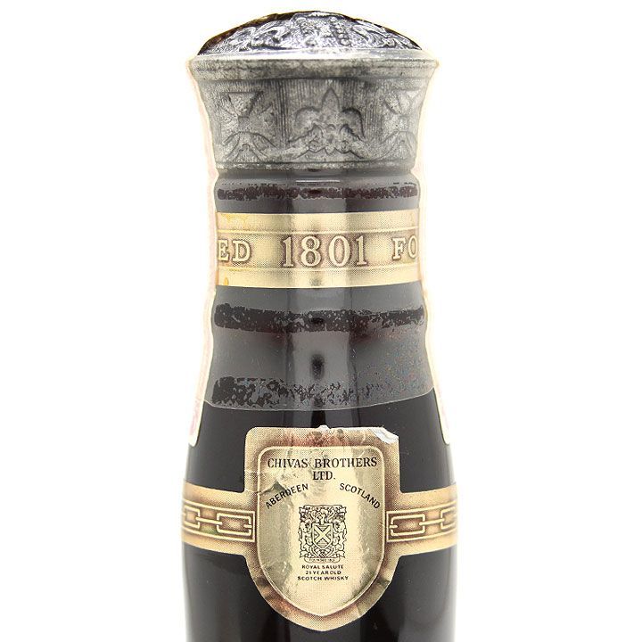ロイヤルサルート - 古酒 スコッチ ウイスキー ロイヤルサルート  SALUTE 21年 茶陶器 ボトル 箱・巾着付 700ml 43% ブランド酒 未使用 中古 古酒 】スコッチ ウイスキー ROYAL SALUTE ロイヤルサルート 21