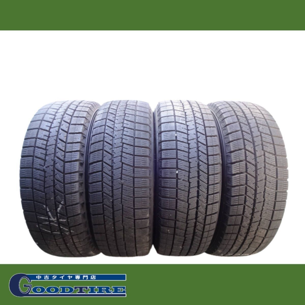 185|60R15 2020年製 冬用 4本 7.5分山 ダンロップ WINTER MAXX 03 スタッドレス Snow タイヤ アクア フィット シエンタ 5898