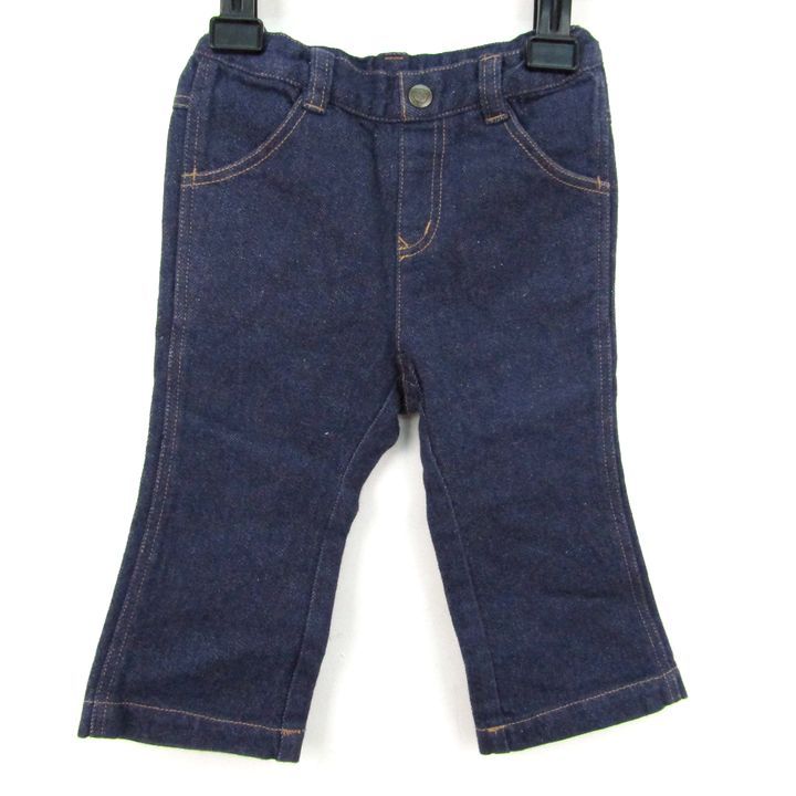 ファミリア デニム風パンツ ストレッチ ボトムス ベビー 男の子用 80