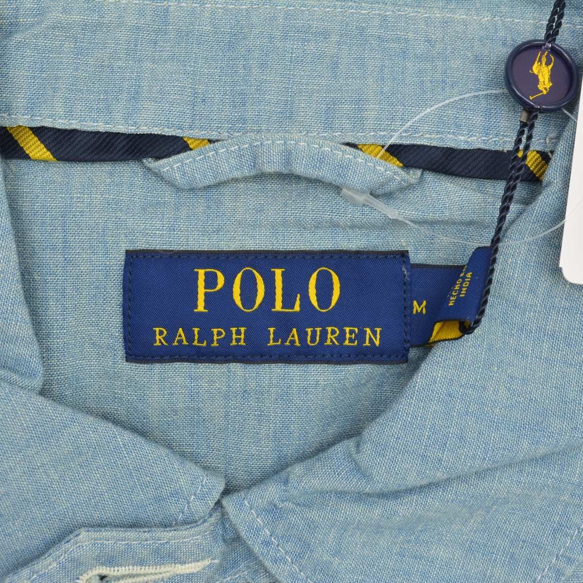 【レア】美品　Ralph Laurenベイポートインディゴシャンブレージャケット POLORALPHLAUREN】ベイポート インディゴ シャンブレー