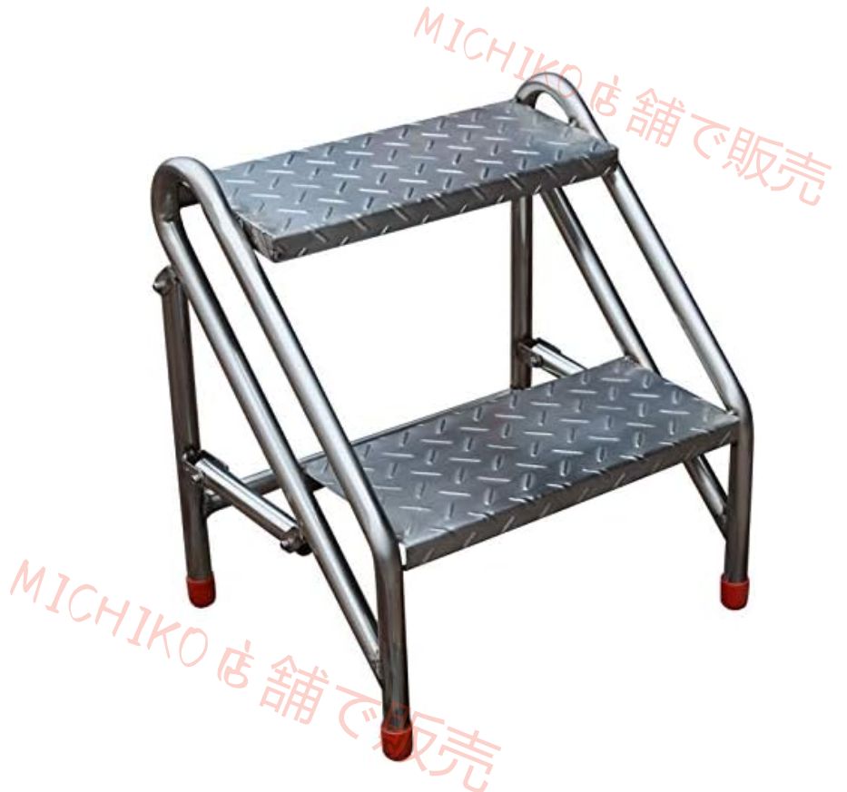 産業用折りたたみ式ステンレス鋼踏み台 家庭用階段 ステンレススチール踏台 2|3|4段はしご 滑り止め ポータブル 大人|子供兼用 耐荷重150kg