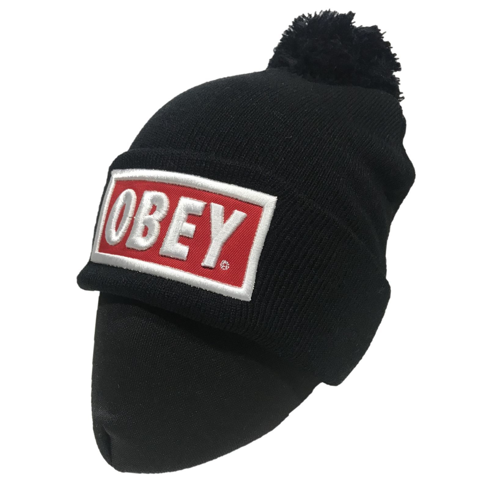 OBEY オベイ ボンボン ワッチニットキャップ ブラック - メルカリ