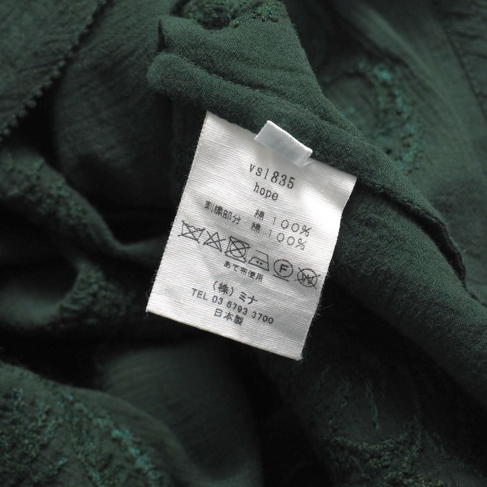 □美品□mina perhonen ミナペルホネン hope ブラウス サイズ36