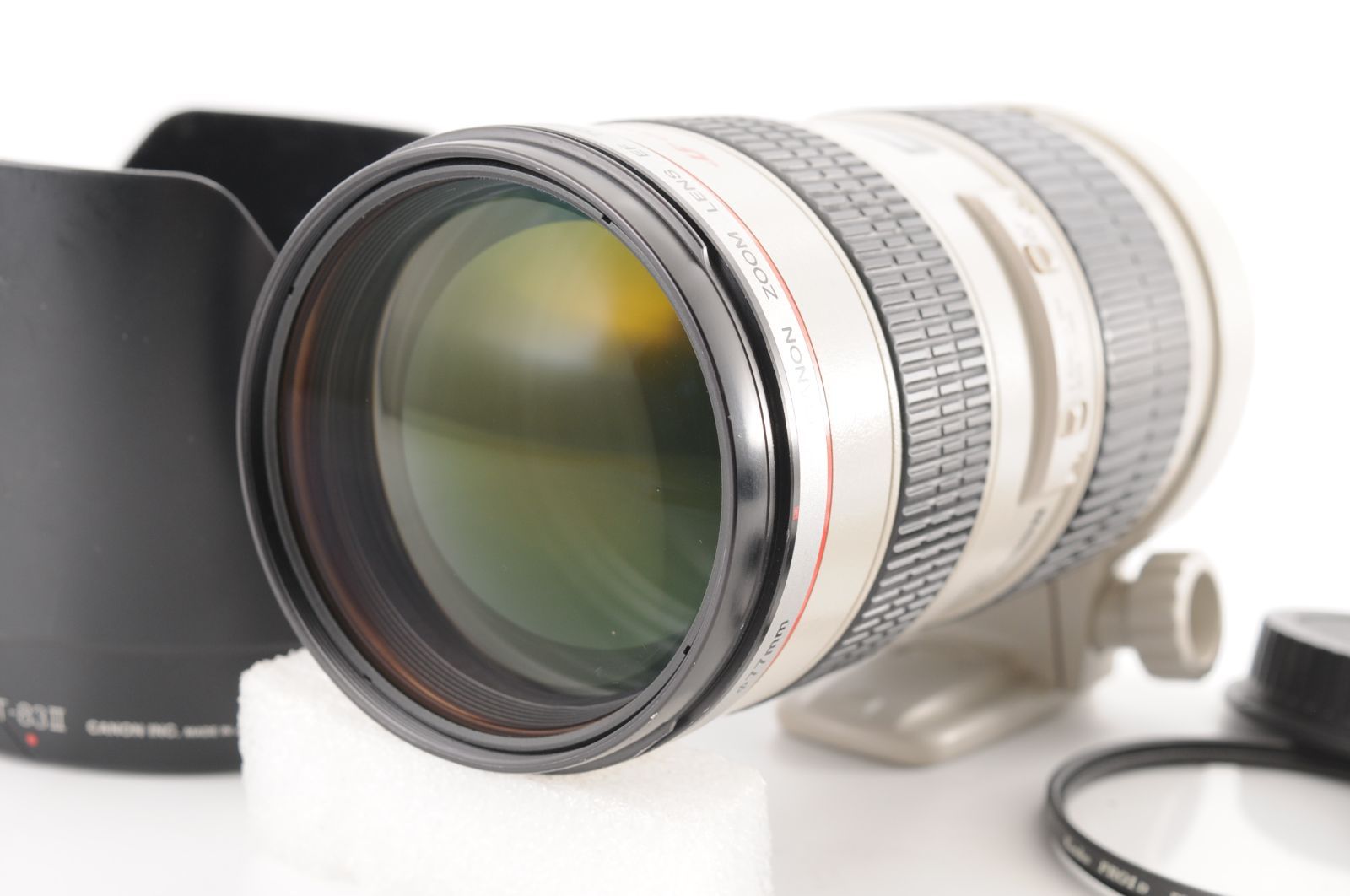 超 Canon キヤノン EF 70-200mm F2.8 L 超 の めて美しい外観 光学系カビ クモリ なし 完動品 細かく動作 済 1757