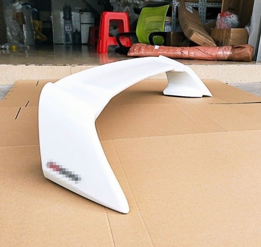 HONDA ホンダ シビック FD2 2006-2011 ALL White リアスポイラー リアウィング 3パーツ ABS