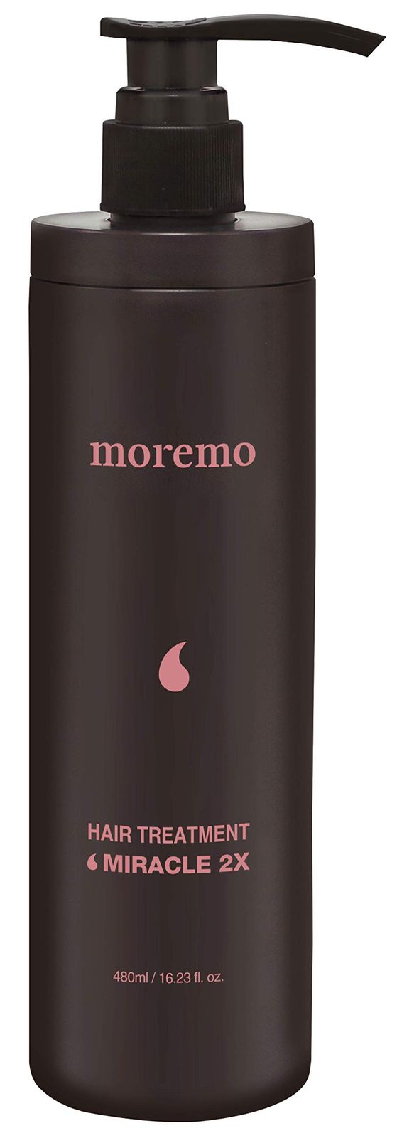 moremo (モレモ) ヘアトリートメント ミラクル2X (480ｍL / 大容量) 洗い流す トリートメント (日本正規代理店品) ダメージケア/パーマ 