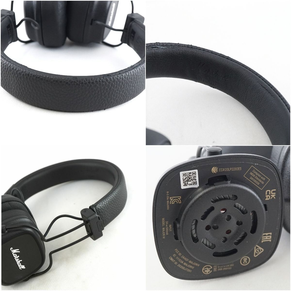 Marshall Major IV ワイヤレスヘッドホン USED美品 本体のみ