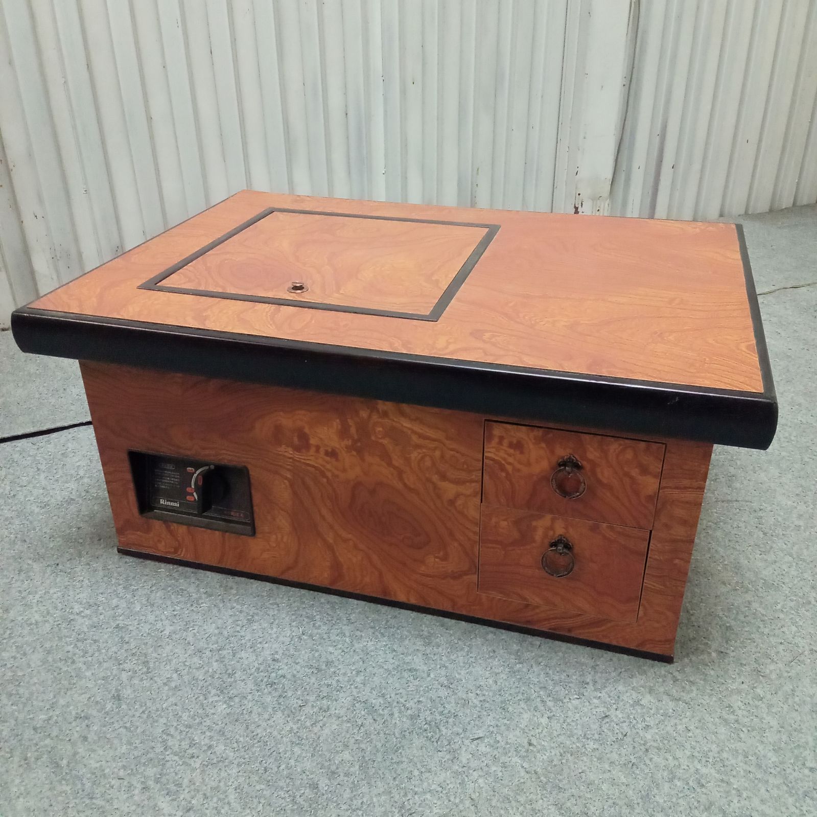 ◯ リンナイ ガス火ばち 火鉢 LPガス用 炉裏 昭和レトロ 古民家 当時物