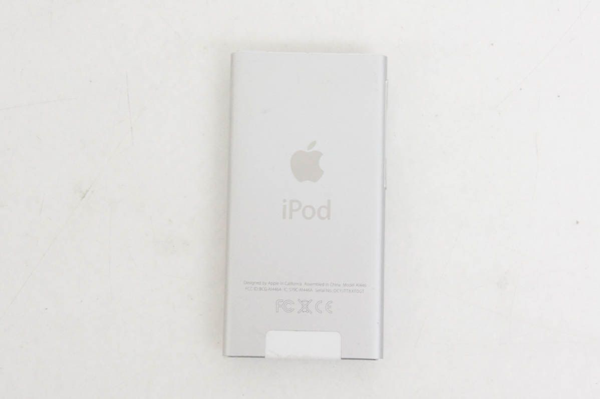  Appleアップル 第7世代 iPod nano 16 GB シルバー MD 480 J デジタルオーディオプレーヤー ポータブルプレーヤー
