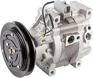 クボタトラクターエアコンコンプレッサー 6A671-97114 MEI 5856 SCSA06C 6A671-97110 447220-7460 6244536M92 6251414M91 と互換性があります コンプレッサーの交換