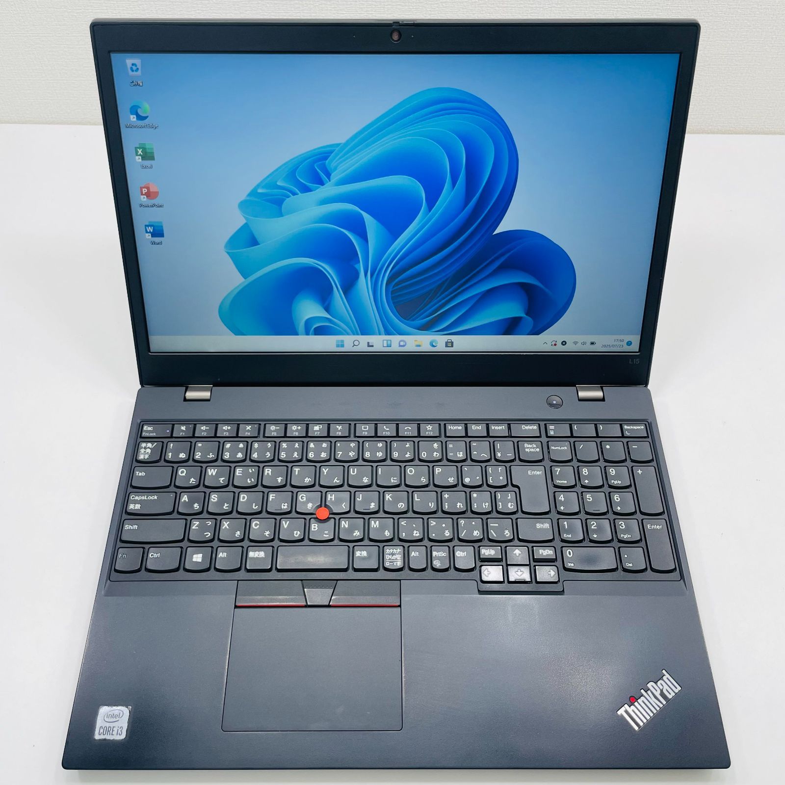 Lenovo ThinkPad L15 Gen 1 15.6型 Core i3 10110U Ram 8GB SSD 128GB  