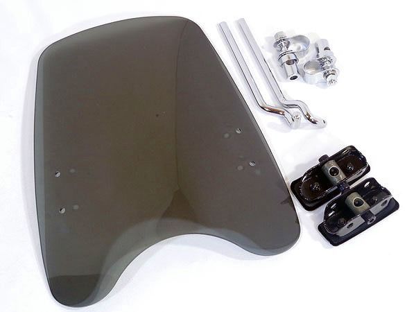 トライアンフ ボンネビルT100 汎用ウインドスクリーン ws-02クリア