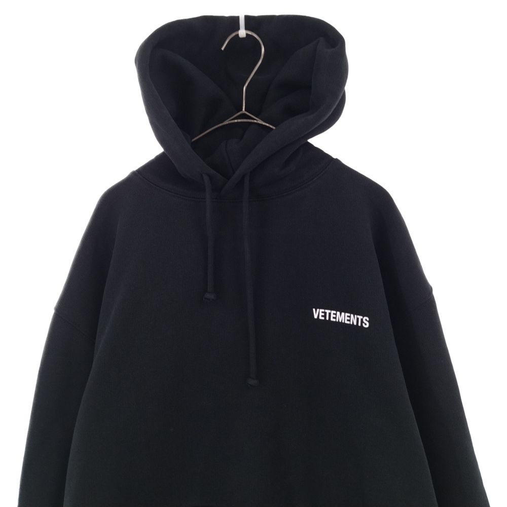 VETEMENTS (ヴェトモン) 20AW Chest Logo Pullover Hoodie チェスト 