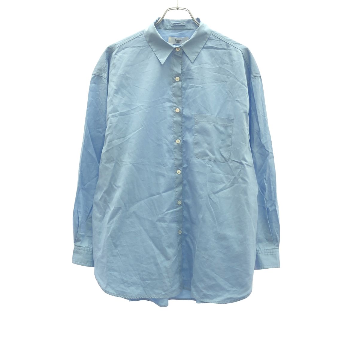 The Frankie Shop ザ フランキー ショップ コットンシャツ ブルー 