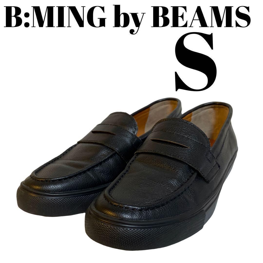 B:MING by BEAMS レザー コインローファー ブラック S - メルカリ