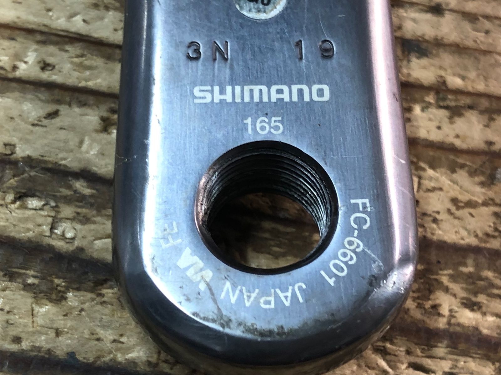 JI291 シマノ SHIMANO アルテグラ ULTEGRA FC-6601 クランクセット 52 39T 165mm MANTTHAN_COM