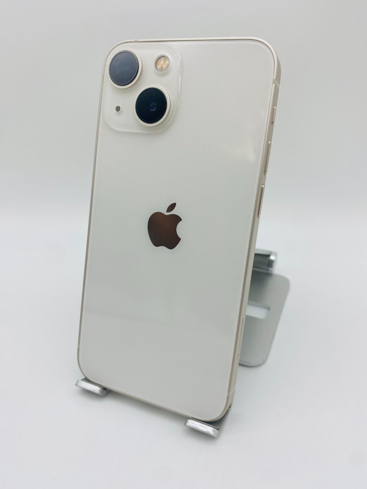 571★美品★iPhone 13 mini 256GB純正新品バッテリー100% ☆美品☆iPhone 13 mini 256GB スターライト/シムフリー/純正