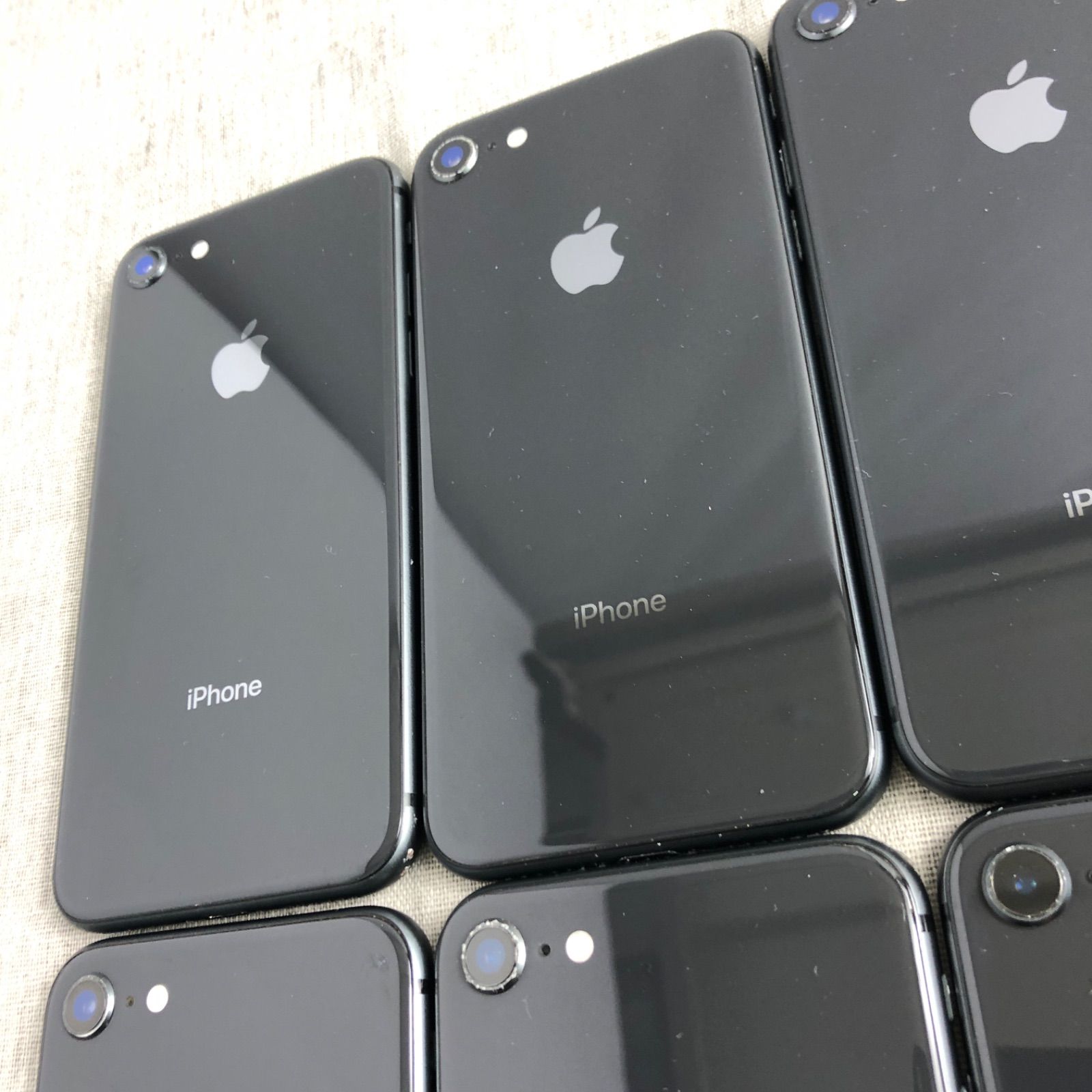 ◇ジャンク品◇【6点セット】iPhone8 64GB（A1906）【割れ・ホワイト