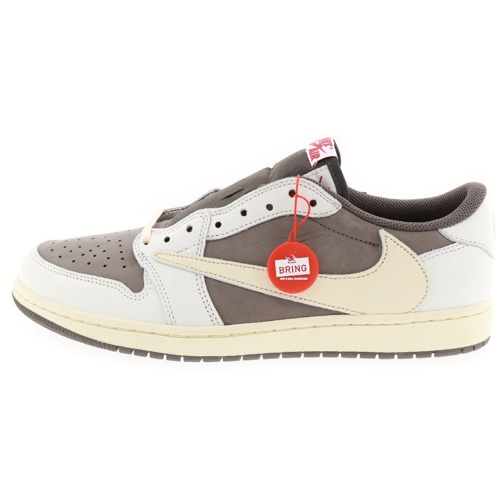 NIKE (ナイキ) ×TRAVIS SCOTT AIR JORDAN 1 LOW OG REVERSE MOCHA トラヴィススコット  エアジョーダン1 ローカット リバースモカ ブラウン US11.5/29.5cm DM7866-162 - メルカリ