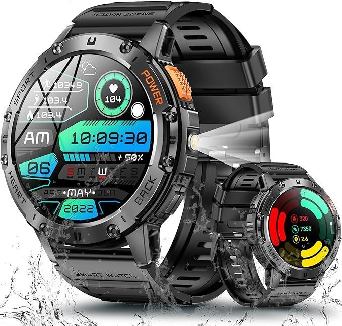 大特価 通話可能 スマートウォッチ 腕の懐中電灯 1.85インチ大画面 | スマートウォッチ 2024業界新登場 腕の懐中電灯 1.85インチ大