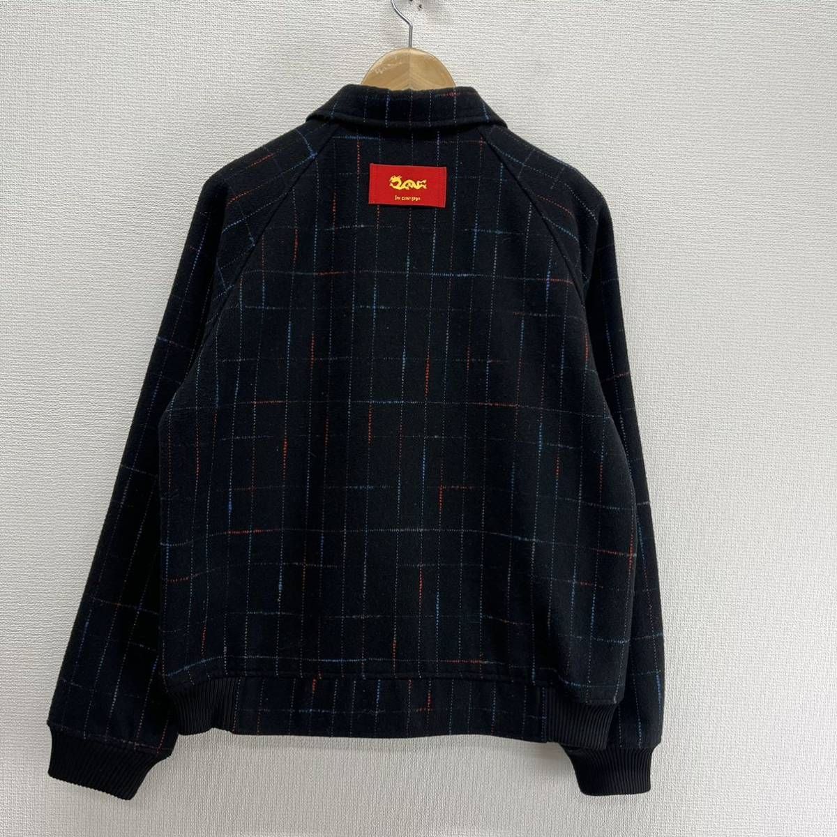 不良さん専用　CREAM SODA カスリチェック柄 ジップアップジャケット 週末限定お値下げCREAM SODA カスリチェック柄 ジップアップジャケット
