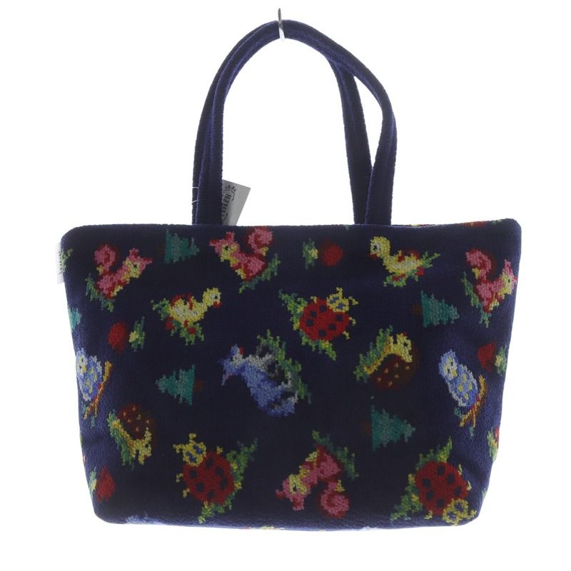 フェイラー ハイジ トートバッグ ハンドバッグ 紺 ネイビー - メルカリ