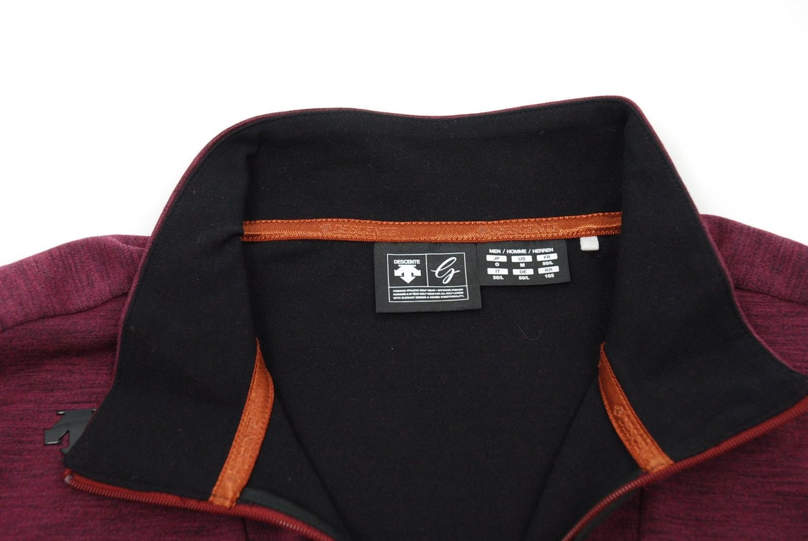 中古 メンズ デサントゴルフ DESCENTE GOLF ブルゾン M 黒 ブラック