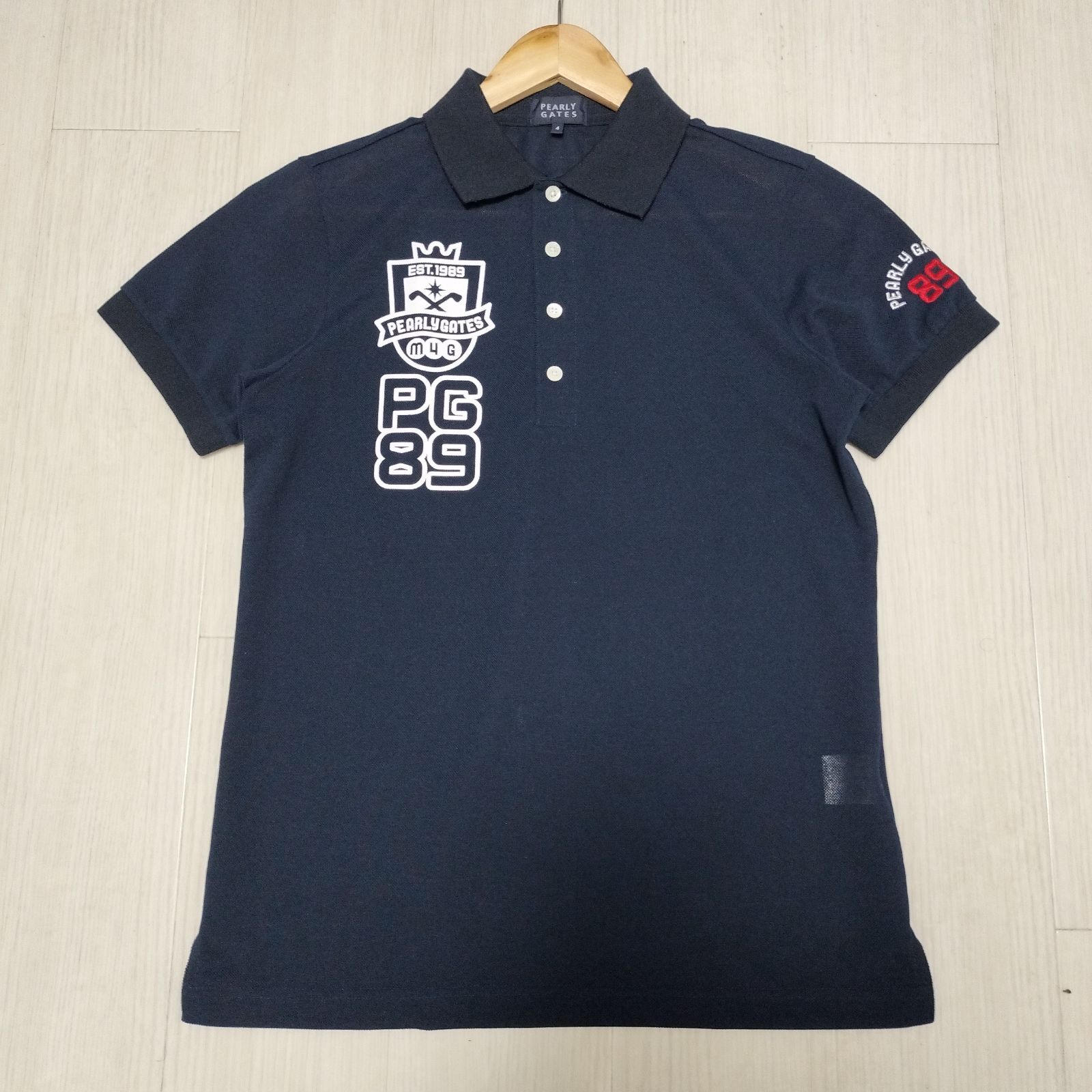 パーリーゲイツ新作プレミアムウォームハーフジップアップカットソー