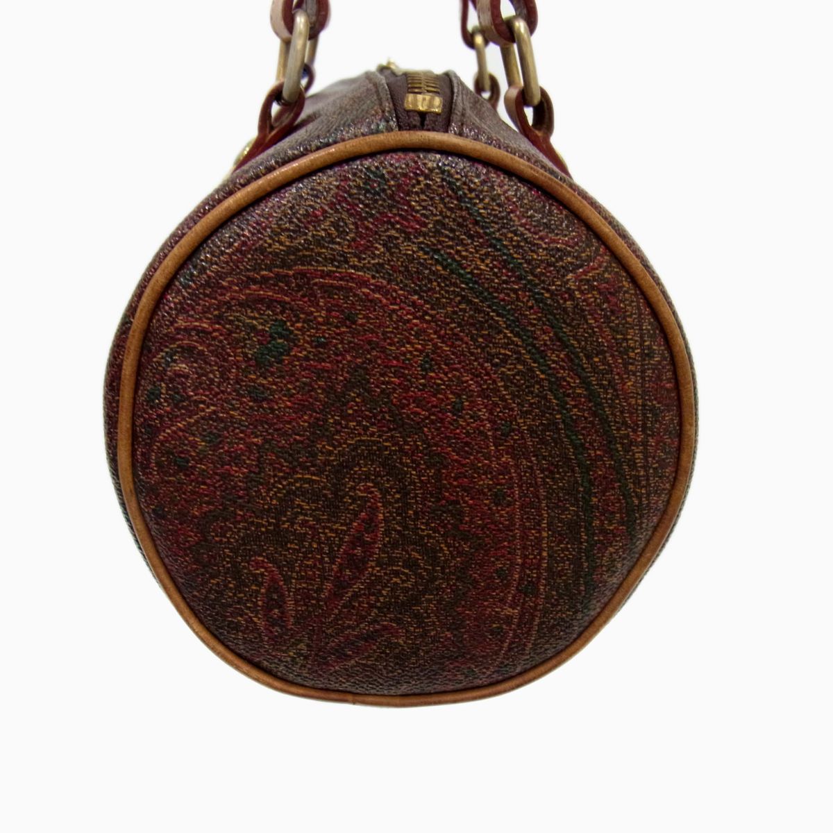✨美品✨ ETRO エトロ イタリア製 ペイズリー柄 ボストンバッグ PVC ETRO エトロ ペイズリー柄 ミニボストンバッグ イタリア製 USED