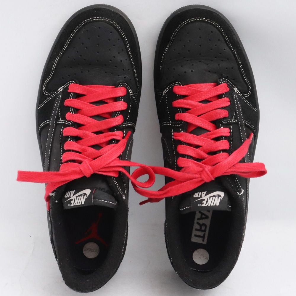 27cm NIKE × TRAVIS SCOTT Air Jordan 1 Low Black Phantom