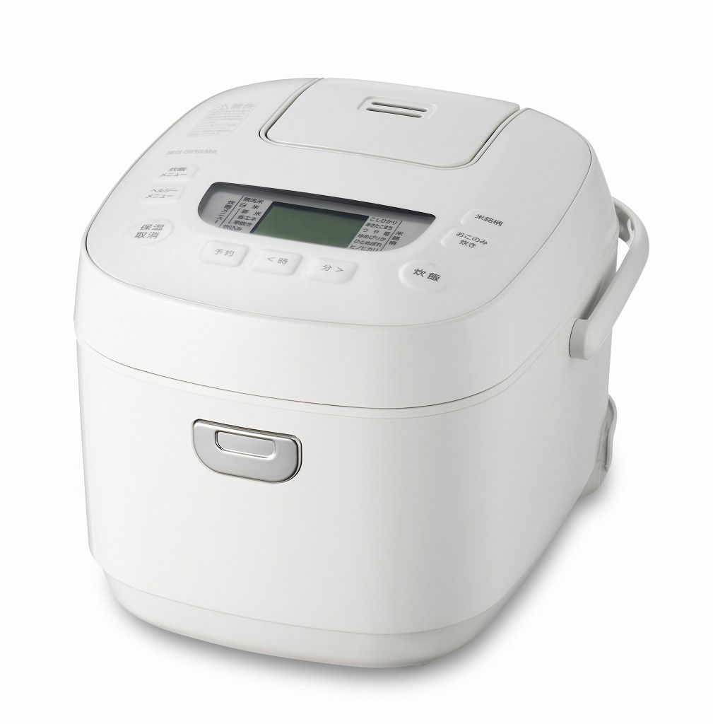 アイリスオーヤマ 炊飯器 5.5合 マイコン式 50銘柄炊き分け機能 厚火釜 玄米 ホワイト RC-MEA50-W IRIS OHYAMA