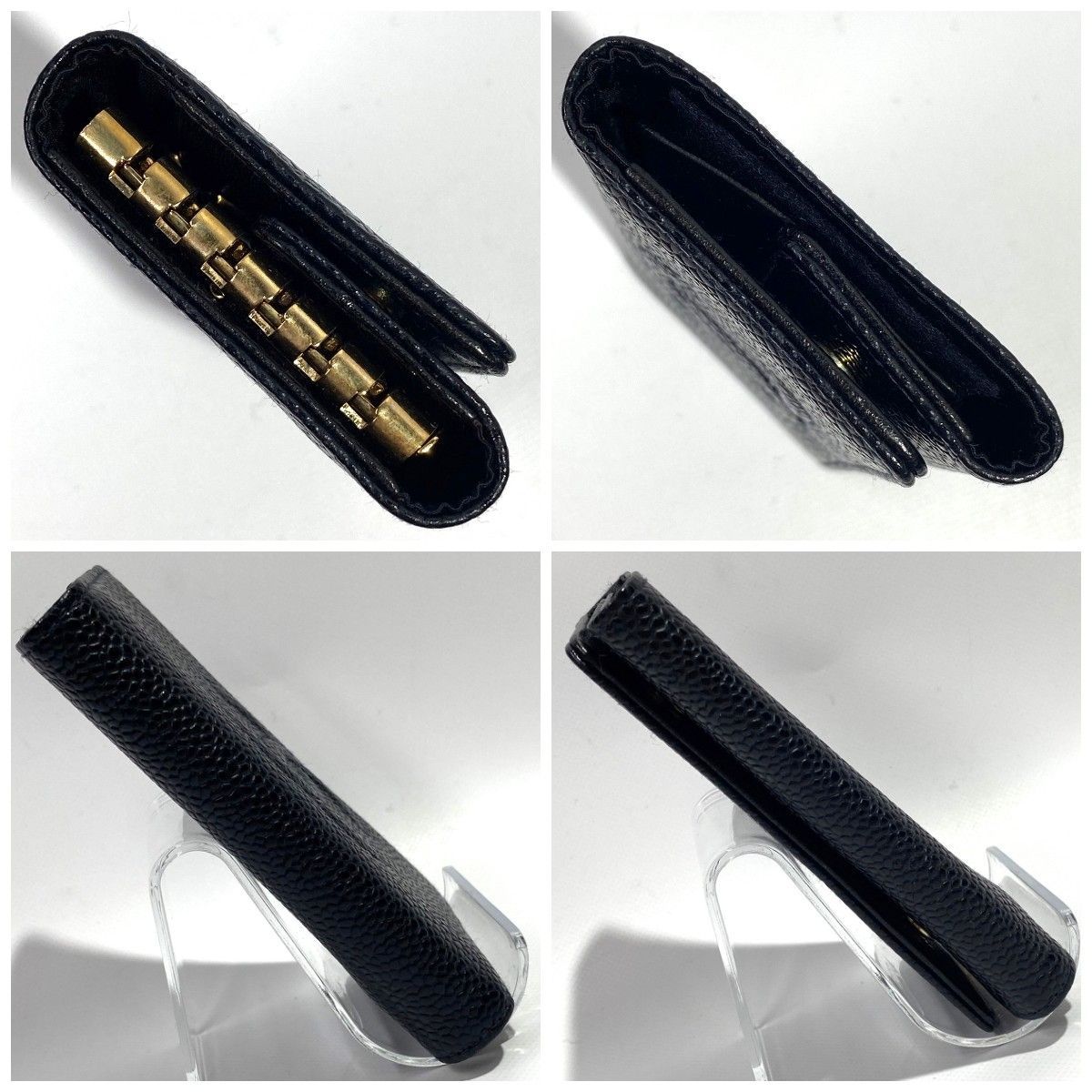 1540 CHANEL シャネル ココマーク キャビアスキン キーケース