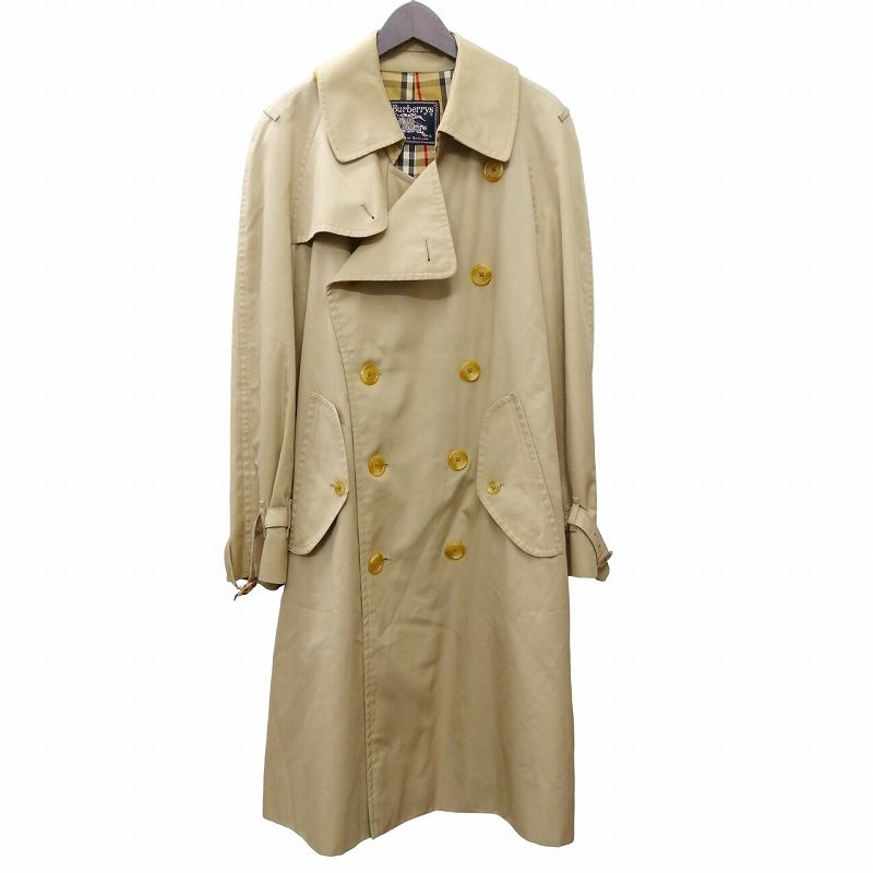 着丈105cmバーバリーズ 裏地ノバチェック ベルト付トレンチコート M