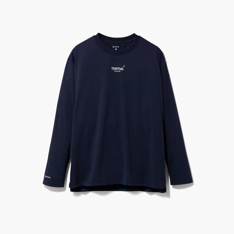 送料無料 ♥ 未開梱 TENTIAL Dry ドライ トップス 長袖 -23SS Sサイズ BAKUNE バクネ ネイビー 100104000019