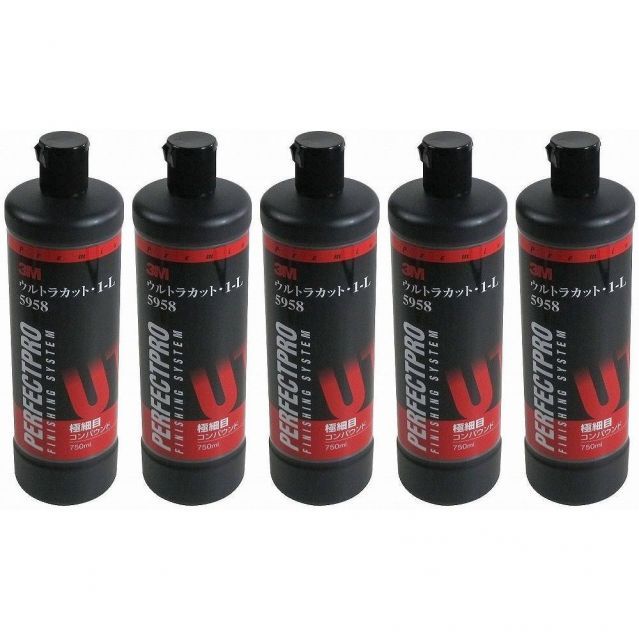 スリーエムジャパン(3M) - コンパウンド ウルトラカット 1-L 5958(750ml) 5個セット