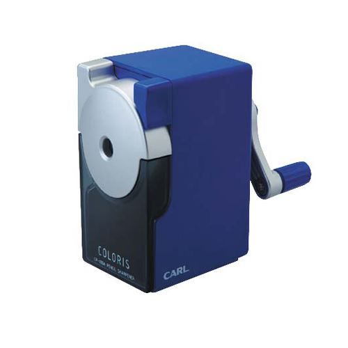まとめ買い カール事務器 カラリス鉛筆削器CP-100A ブルー CP-100A-B 3台セット