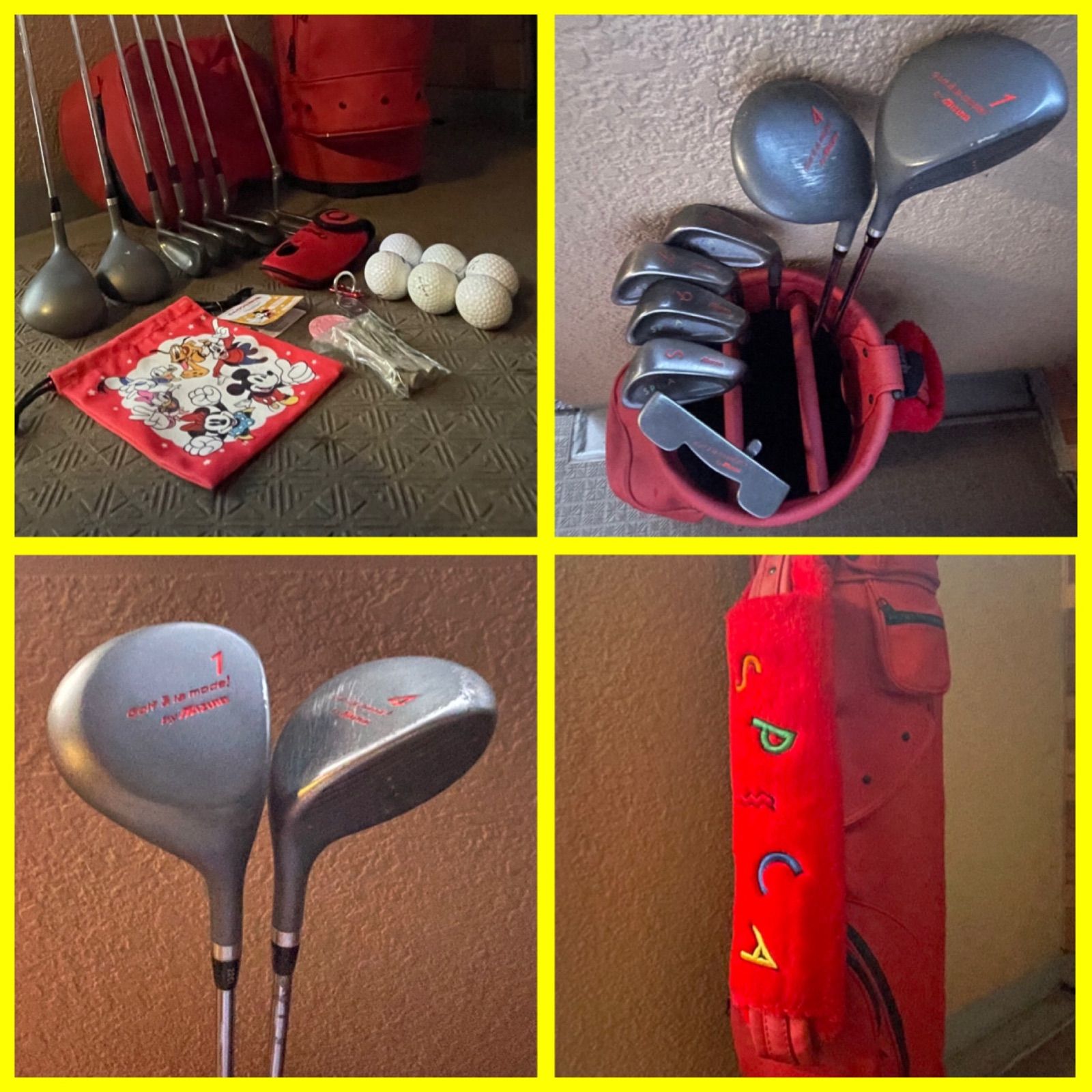 【レディース】ミズノのスピカのセット　傷汚れあり レディース】ミズノのスピカのセット 傷汚れあり ミズノ SPICA