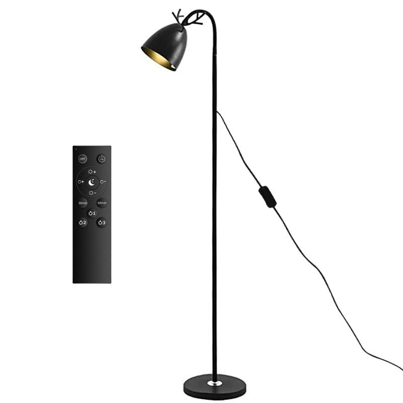 M2194-82-48フロアスタンド ブラック LED電球付き リモコン付き