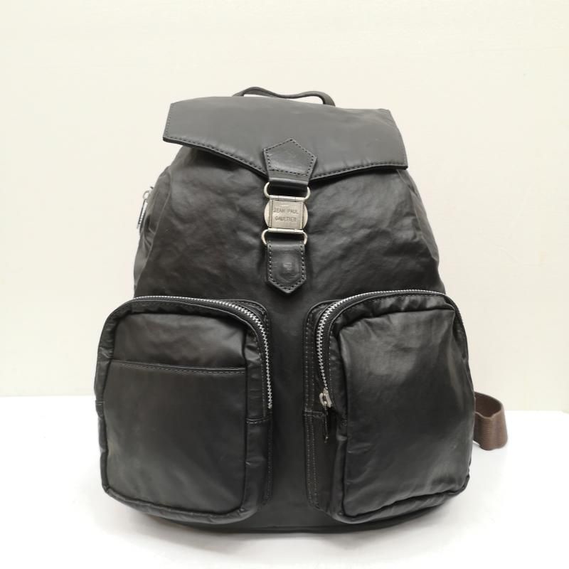 Jean Paul Gaultier ジャンポールゴルチエ リュックサック デイパック リュックサック デイバッグ 巾着型 ミニ リュック バックパック メタルプレート