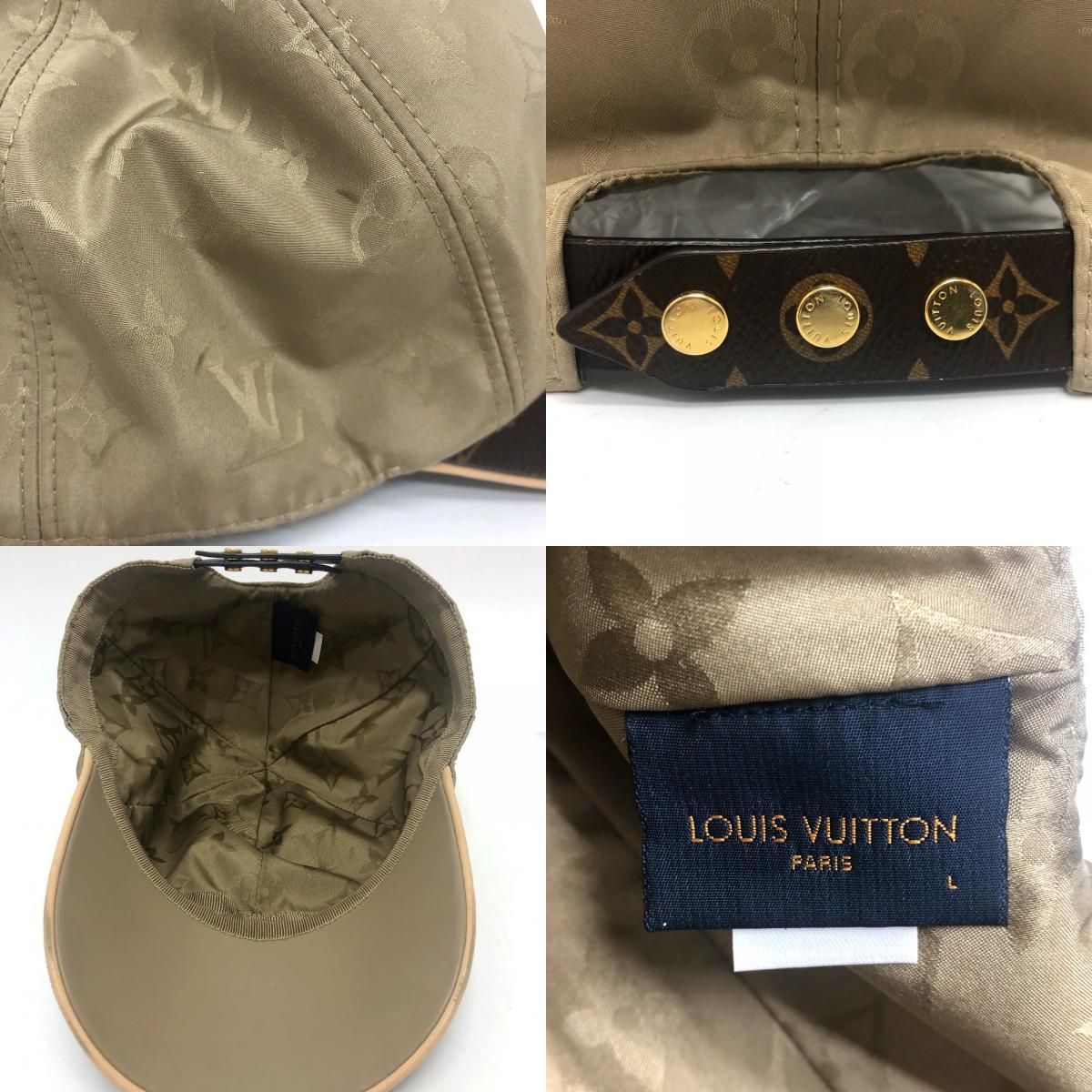 LOUIS VUITTON ルイヴィトン キャップ マイ エセンシャル AL1221 ポリエステル