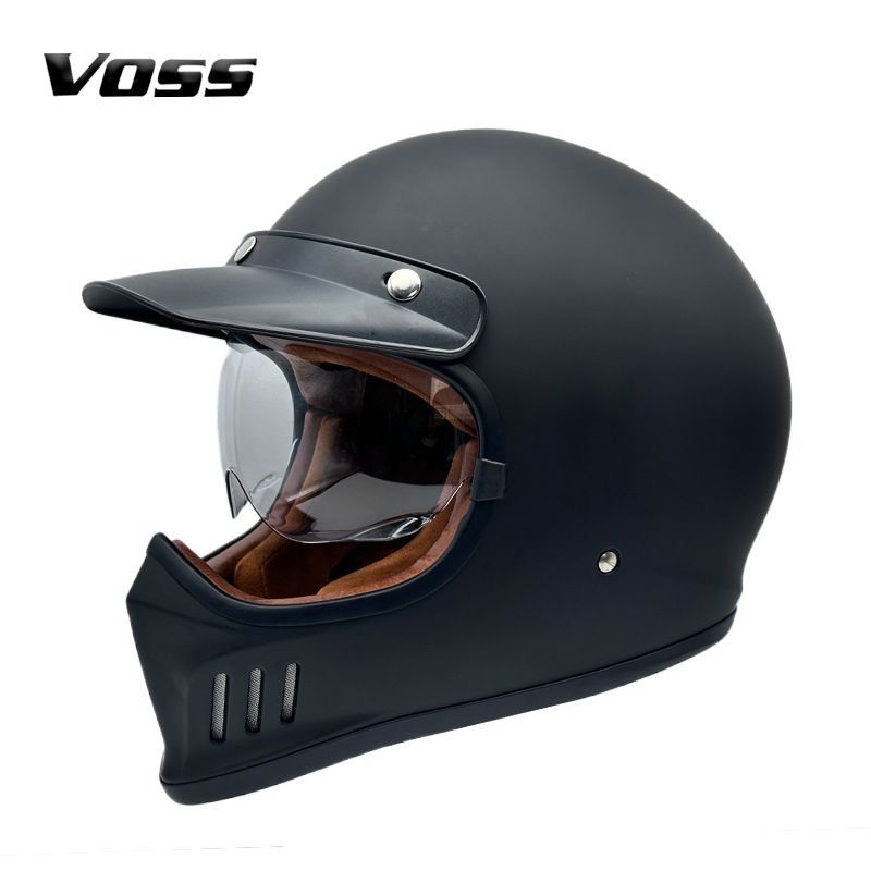 VOSS フルフェイスヘルメット トレロヘルメット M〜XXL セメントグレー