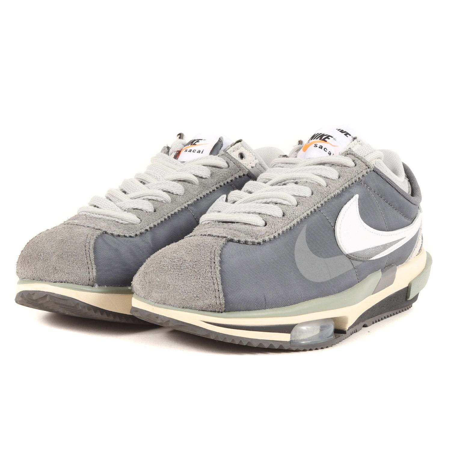 美品 Sacai サカイ サイズ:26.5cm 22AW NIKE ZOOM CORTEZ SP IRON GREY